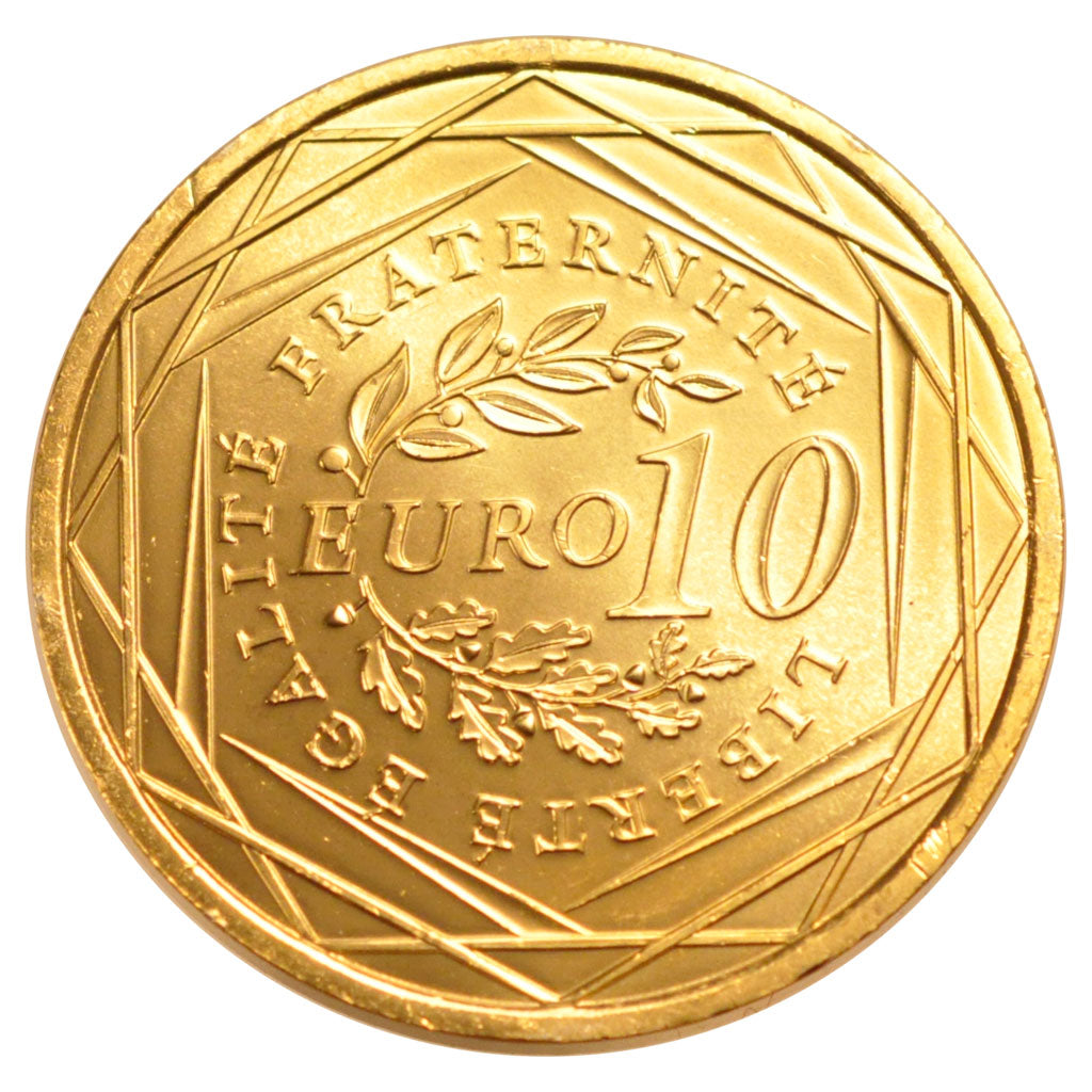 France, 10 Euro, 2009, MS(60-62), Silver, 12.00