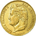 Moneda, Francia, Louis-Philippe, 20 Francs, 1839, Paris, MBC+, Oro, Gadoury:1031