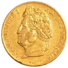 FRANCE, Louis-Philippe, 20 Francs, 1846, Paris, KM #750.1, AU(50-53), Gold,...