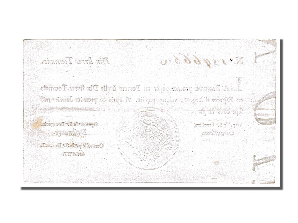 FRANCE, 10 Livres, 1720, 1720-01-01, AU(55-58), Lafaurie #89, FRANCE, 10...
