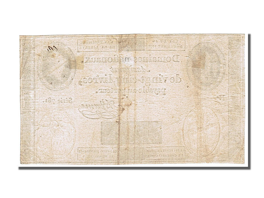 FRANCE, 25 Livres, 1791, 1791-12-16, EF(40-45), Lafaurie #147, FRANCE, 25...