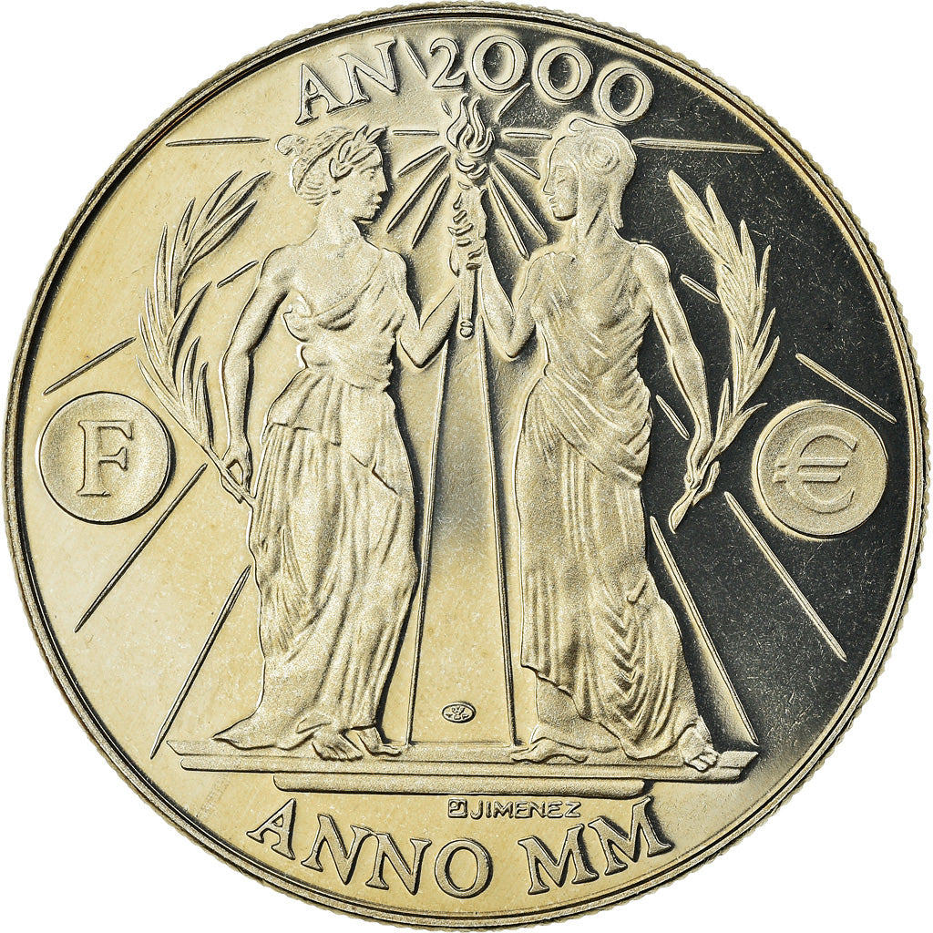 France, Médaille, Europa, Passage à l'An 2000, Politics, Society, War, 2000