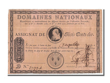 FRANCE, 300 Livres, 1790, 1790-12-21, EF(40-45), D N° 23734, Lafaurie #124...