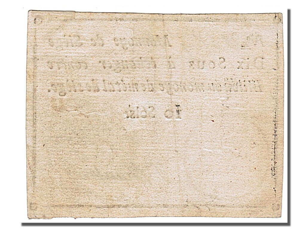 FRANCE, 10 Sols, 1793, 1793-05-01, AU(55-58), Lafaurie #241, FRANCE, 10 Sols,...