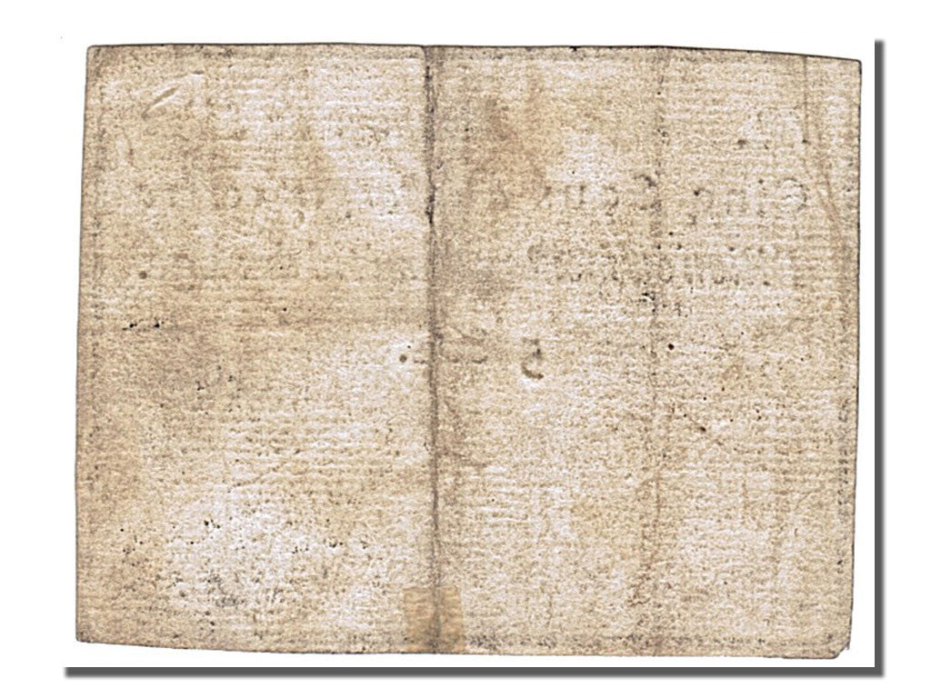 Banknote, Germany, 5 Sous, 1793, EF(40-45), KM:S1475a, Lafaurie:243