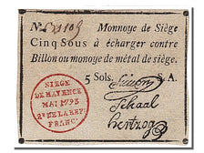 Germany, 5 Sous, 1793, KM #S1478a, 1793-05-01, UNC(60-62), Lafaurie #246,...