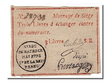 Banknote, Germany, 3 Livres, 1793, EF(40-45), KM:S1481a, Lafaurie:251