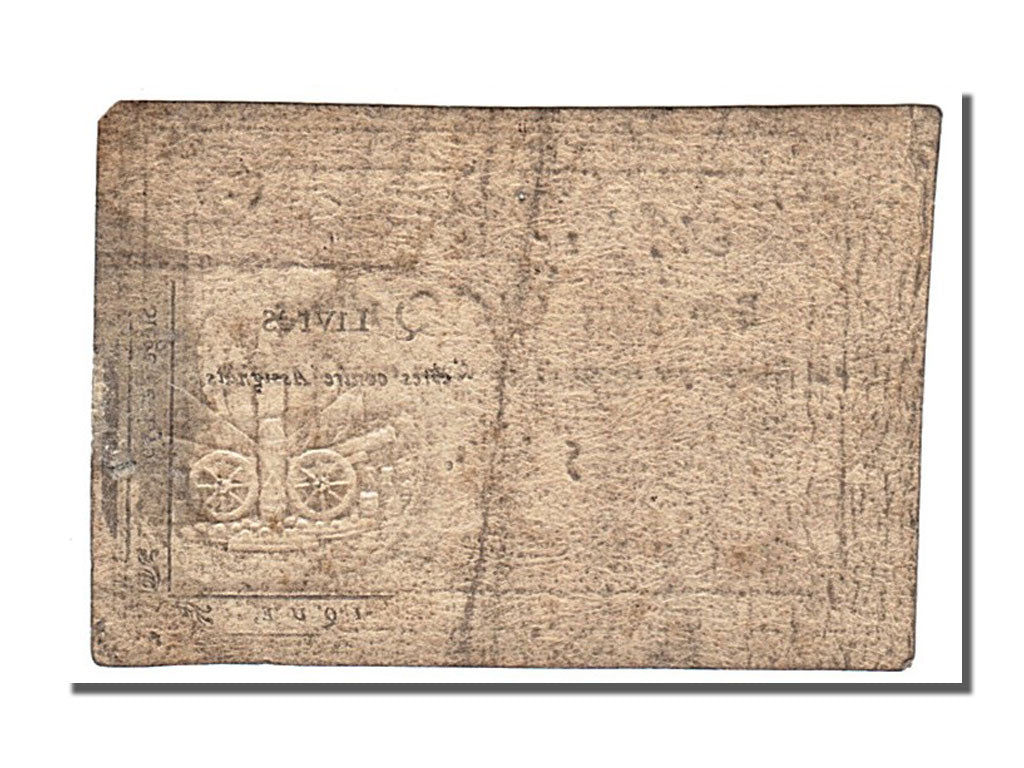 Siège de Lyon, 5 Livres émission des 28 et 31 août 1793