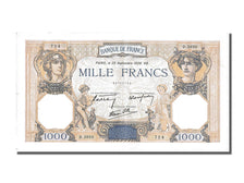 Billete, Francia, 500 Francs, 1 000 F 1927-1940 ''Cérès et Mercure'', 1938