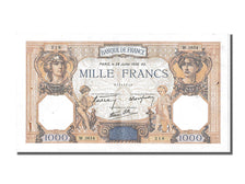 Banknote, France, 500 Francs, 1 000 F 1927-1940 ''Cérès et Mercure'', 1938