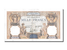 Banknote, France, 500 Francs, 1 000 F 1927-1940 ''Cérès et Mercure'', 1938