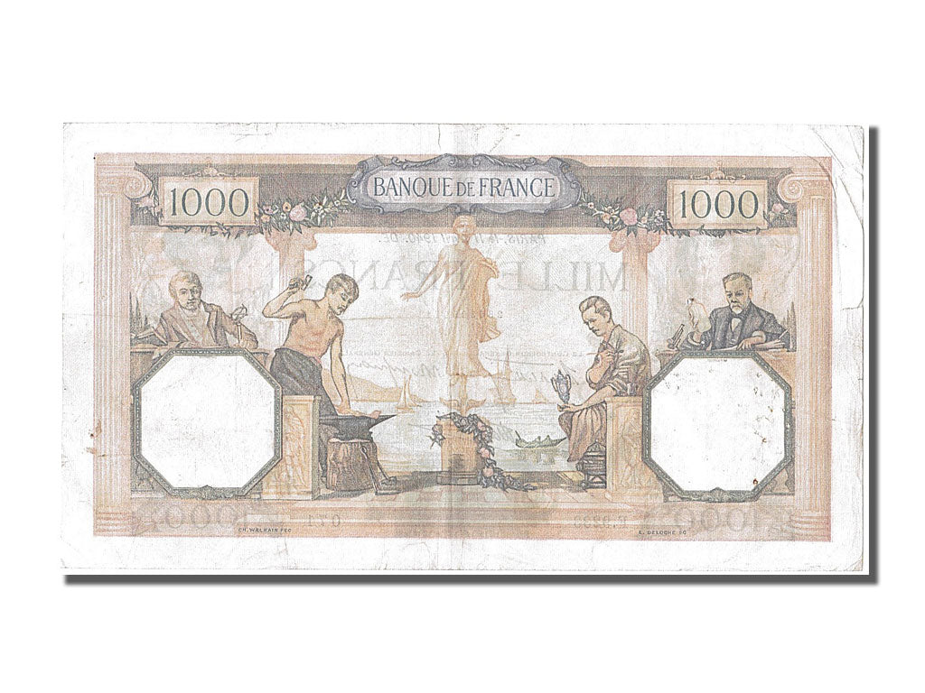 Francia, 500 Francs, 1 000 F 1927-1940 ''Cérès et Mercure'', 1940, KM:88c,...