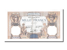 Banknote, France, 500 Francs, 1 000 F 1927-1940 ''Cérès et Mercure'', 1940