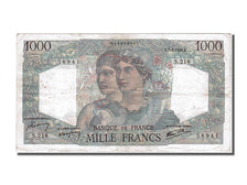 France, 1000 Francs, 1 000 F 1945-1950 ''Minerve et Hercule'', 1946, KM #130a,..
