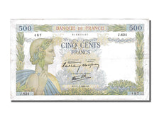 France, 500 Francs, 500 F 1940-1944 ''La Paix'', 1940, KM #95a, 1940-07-11,...
