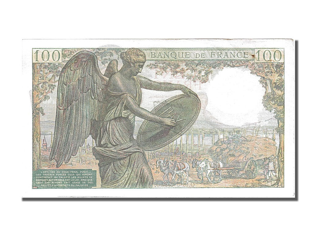 FRANCE, 100 Francs, 100 F 1942-1944 ''Descartes'', 1942, 1942-05-15,...