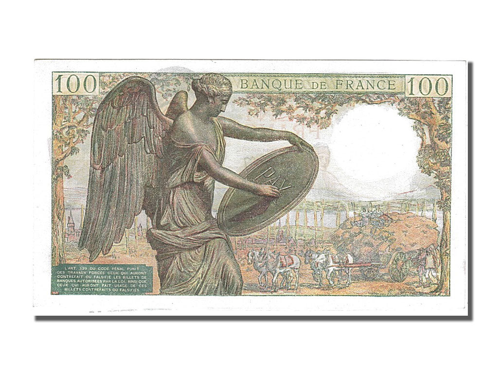 FRANCE, 100 Francs, 100 F 1942-1944 ''Descartes'', 1944, 1944-07-20,...