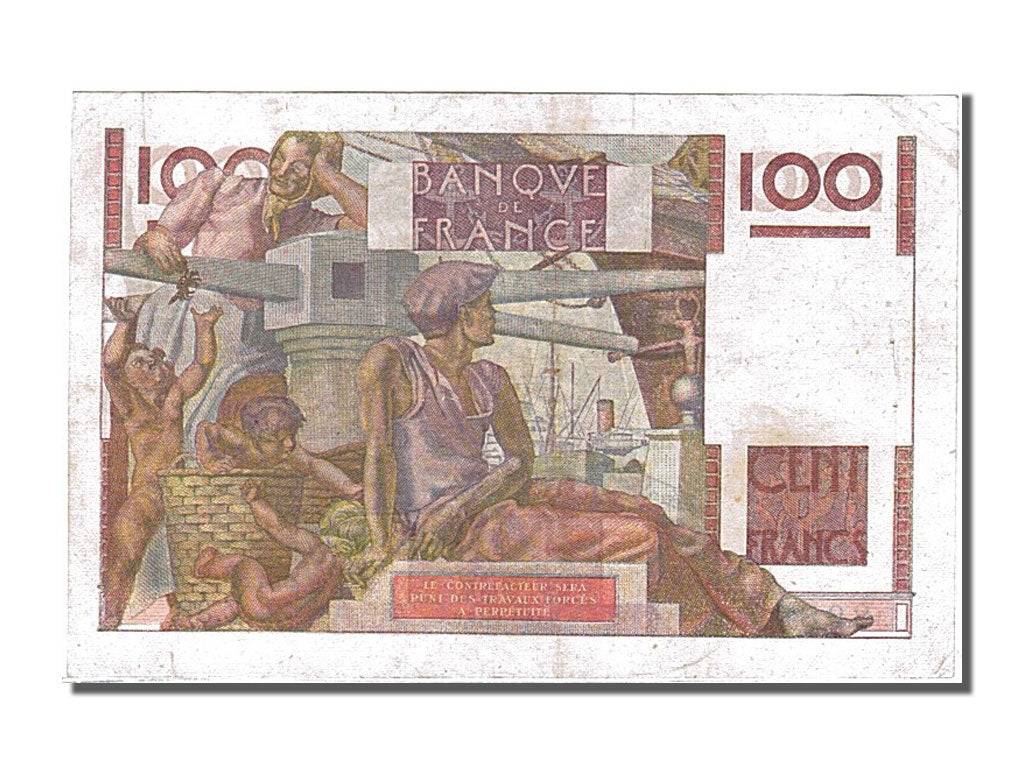 FRANCE, 100 Francs, 100 F 1945-1954 ''Jeune Paysan'', 1946, 1946-04-18,...