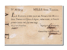 France, 1000 Livres, 1720, KM #A18b, 1720-01-01, AU(50-53), Lafaurie #91,...