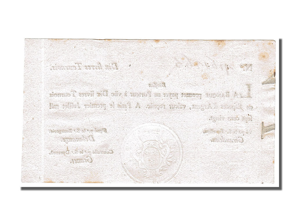 FRANCE, 10 Livres, 1720, 1720-07-01, UNC(63), Lafaurie #93, FRANCE, 10 Livres,..