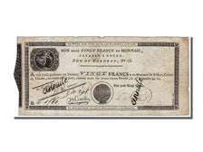 France, 20 Francs, 1803, KM #S245b, 1803-11-23, EF(40-45), France, 20 Francs,...