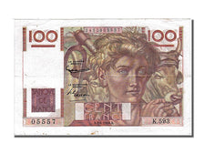 France, 100 Francs, 100 F 1945-1954 ''Jeune Paysan'', 1954, KM #128d,...