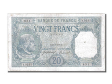 Billet, France, 20 Francs, 20 F 1916-1919 ''Bayard'', 1918, 1918-08-22, TTB