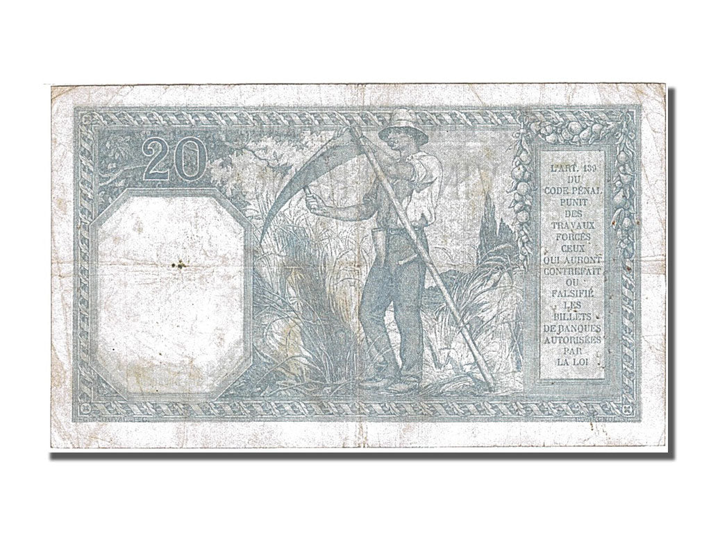 Banknote, France, 20 Francs, 20 F 1916-1919 ''Bayard'', 1918, 1918-08-22