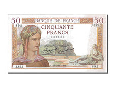 Francia, 50 Francs, 50 F 1934-1940 ''Cérès'', 1935, KM:81, 1935-02-21, SPL