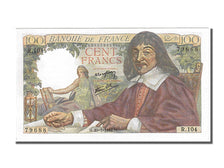 France, 100 Francs, 100 F 1942-1944 ''Descartes'', 1944, KM #101a, 1944-07-20,..