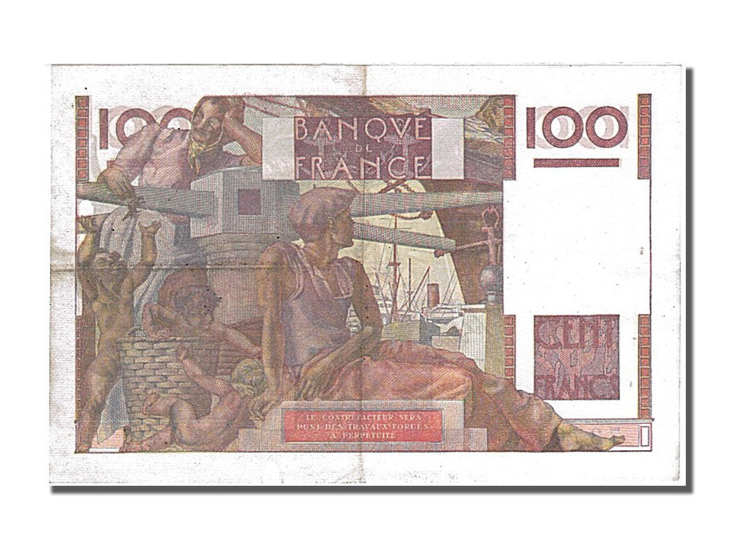 France, 100 Francs, 100 F 1945-1954 ''Jeune Paysan'', 1951, KM #128d,...