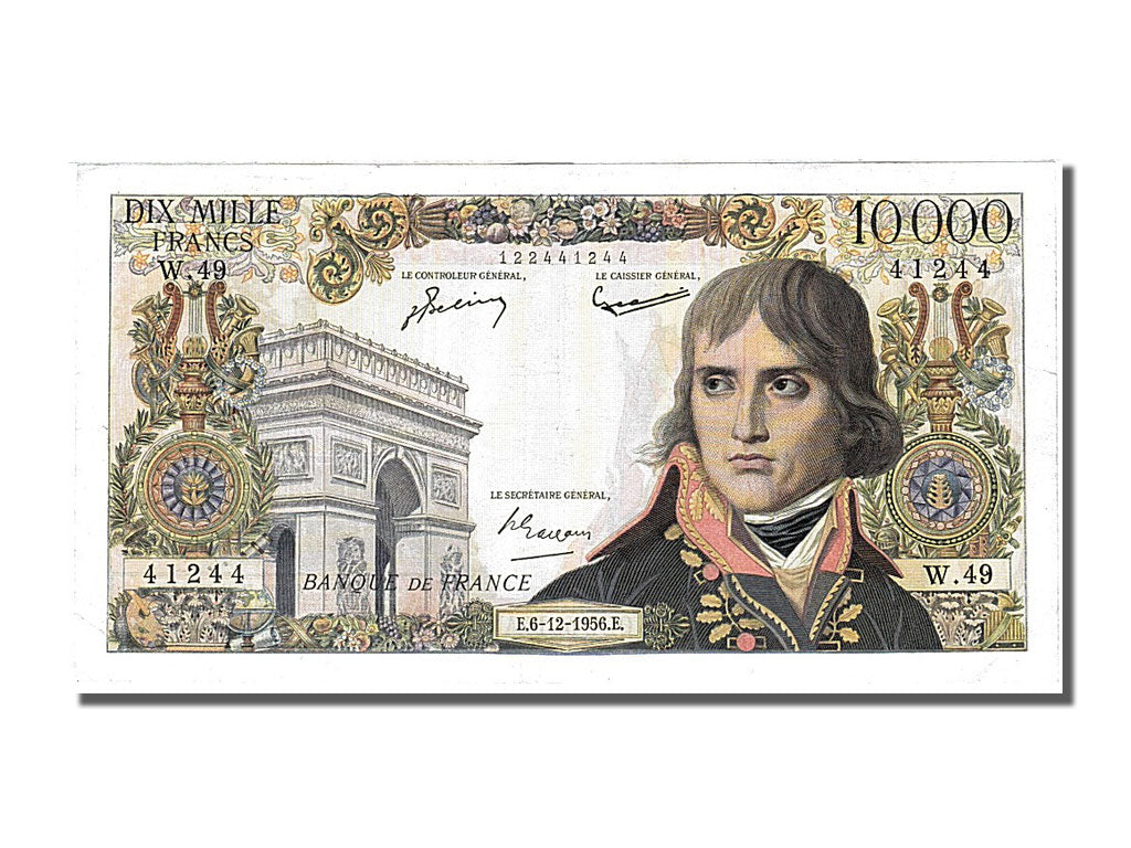 FRANCE, 10 000 Francs, 10 000 F 1955-1958 ''Bonaparte'', 1956, 1956-12-06,...