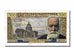 Geldschein, Frankreich, 5 Nouveaux Francs on 500 Francs, 1955-1959 Overprinted