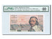 Banknote, France, 10 Nouveaux Francs on 1000 Francs, 1955-1959 Overprinted with