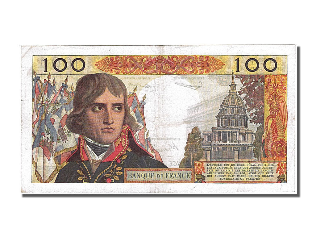France, 100 Nouveaux Francs, 100 NF 1959-1964 ''Bonaparte'', 1960, KM #144a,...