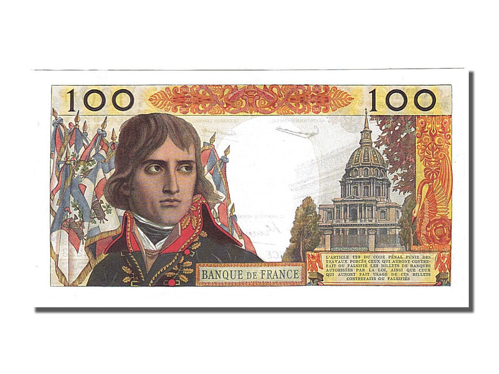 Banconote, Francia, 100 Nouveaux Francs, 100 NF 1959-1964 ''Bonaparte'', 1963