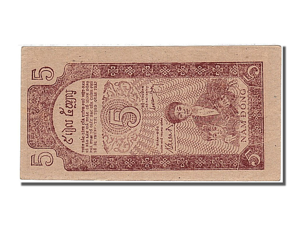 Viet Nam, 5 D<ox>ng, 1947, KM #10c, UNC(65-70), CA 086