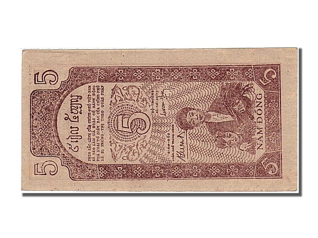 Viet Nam, 5 D<ox>ng, 1947, KM #10Aa, UNC(65-70), CA 086