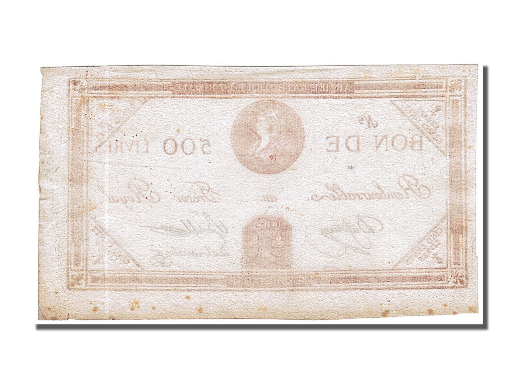 500 Livres type assignat au portrait de Louis XVII