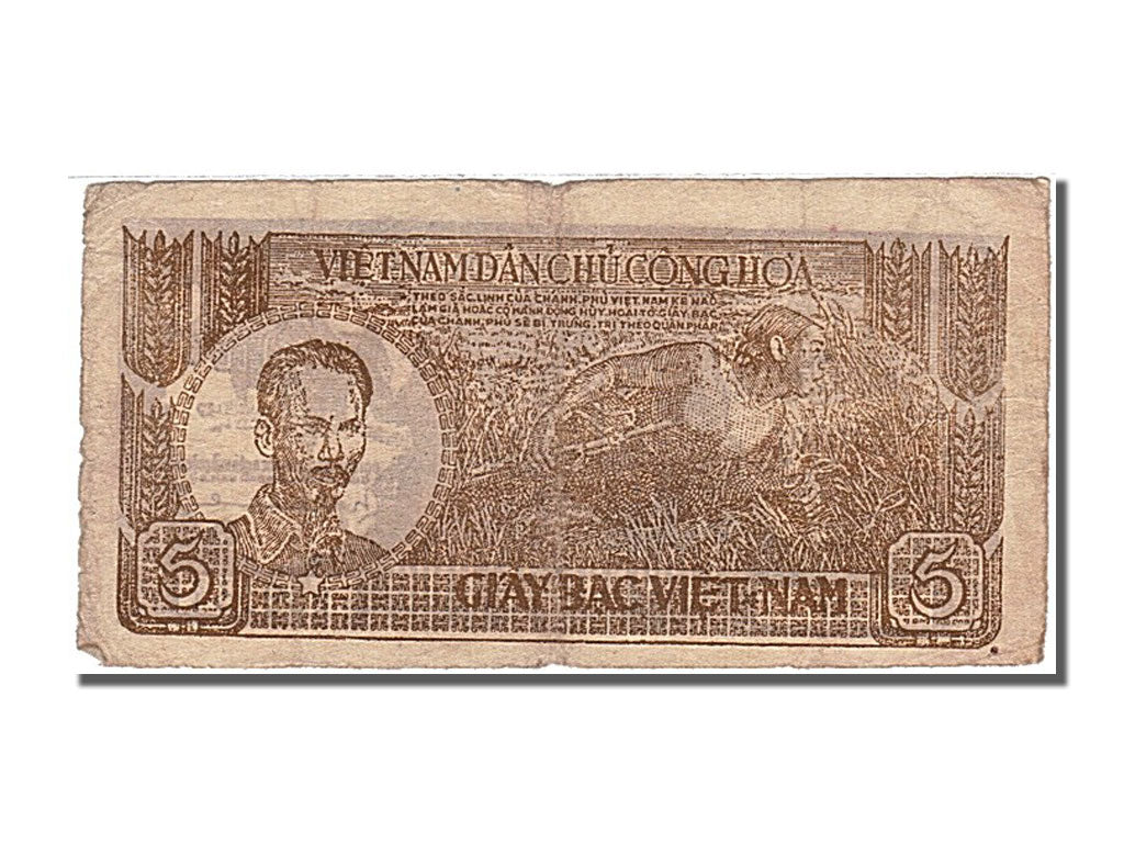Banknote, Viet Nam, 5 D<ox>ng, 1948, EF(40-45)