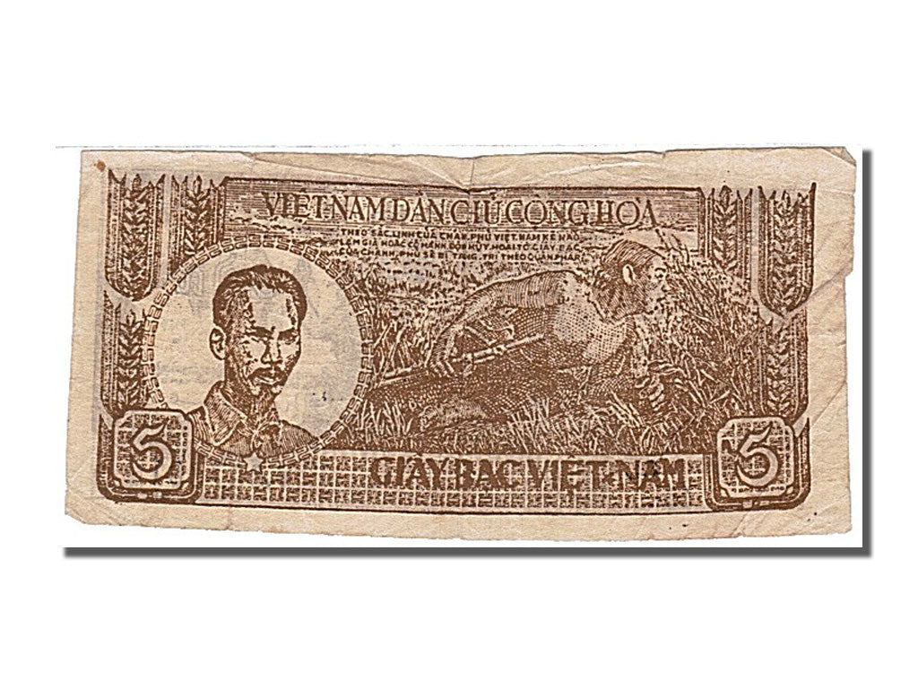 Viet Nam, 5 D<ox>ng, 1948, KM #17a, EF(40-45), V 007381