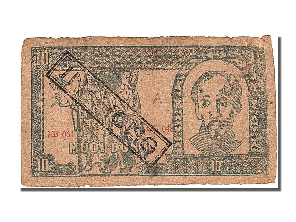 Viet Nam, 10 D<ox>ng, 1948, KM #20a, VF(30-35), XB 061