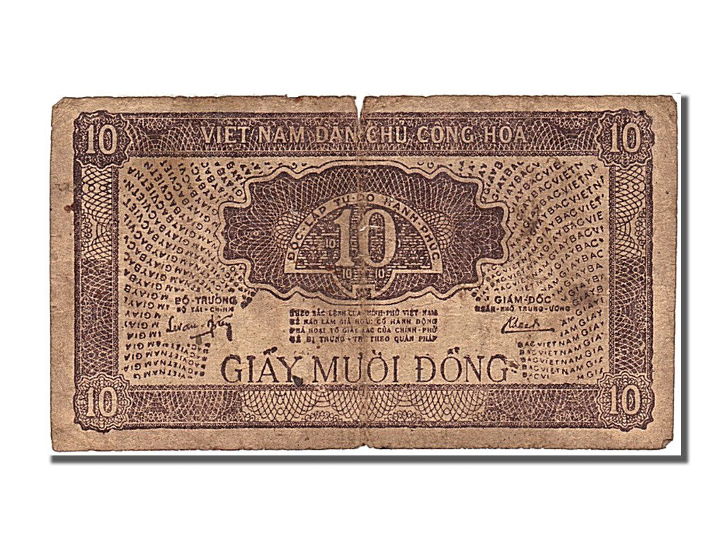Viet Nam, 10 D<ox>ng, 1948, KM #20a, VF(30-35), 085 BP