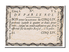 FRANCE, 5 Livres, 1793, EF(40-45), Lafaurie #265, FRANCE, 5 Livres, 1793,...