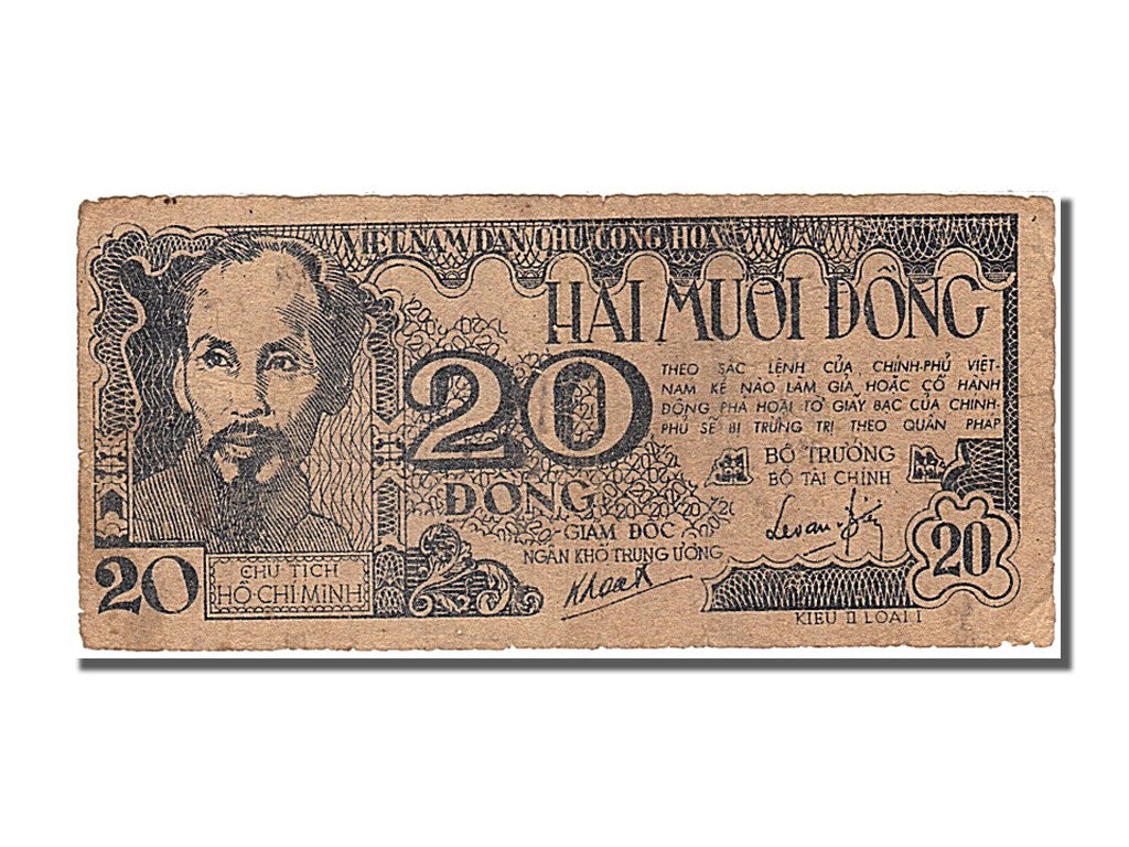 Banknote, Viet Nam, 20 Dông, 1948, AU(55-58)