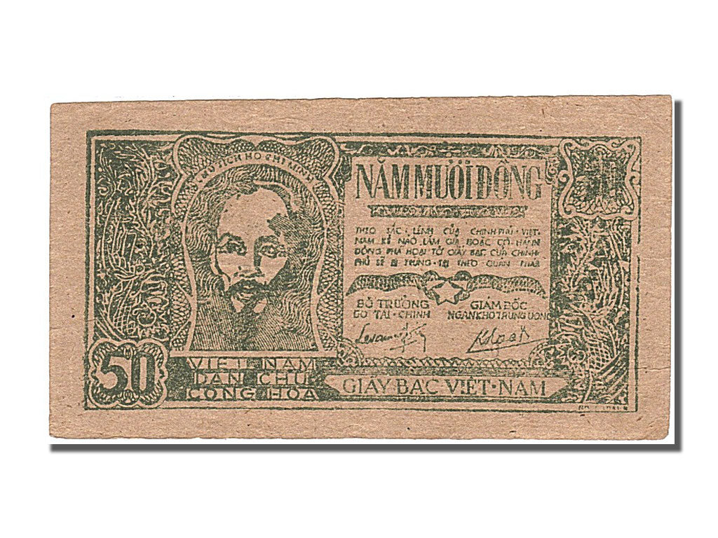 Banknote, Viet Nam, 50 D<ox>ng, 1948, AU(55-58)