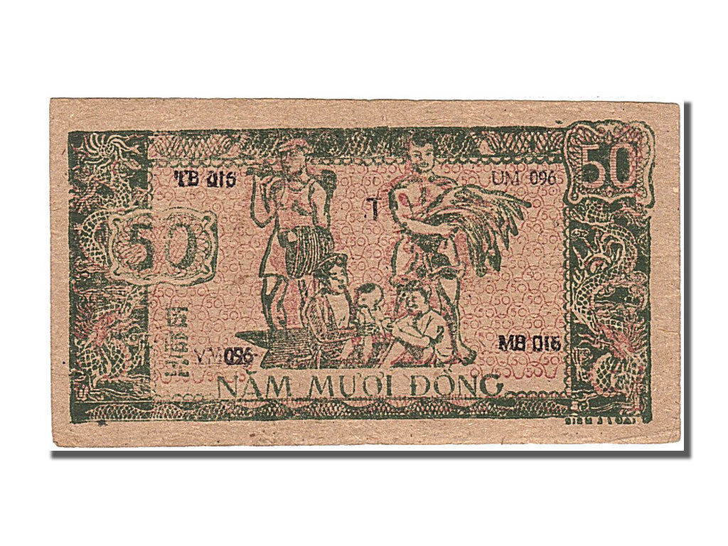 Banknote, Viet Nam, 50 D<ox>ng, 1948, AU(55-58)