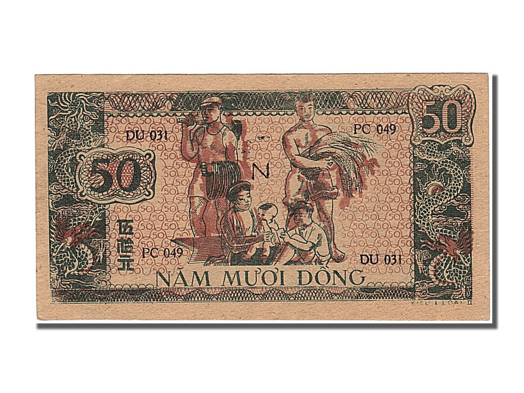 Viet Nam, 50 D<ox>ng, 1948, KM #27b, UNC(65-70), PC 049