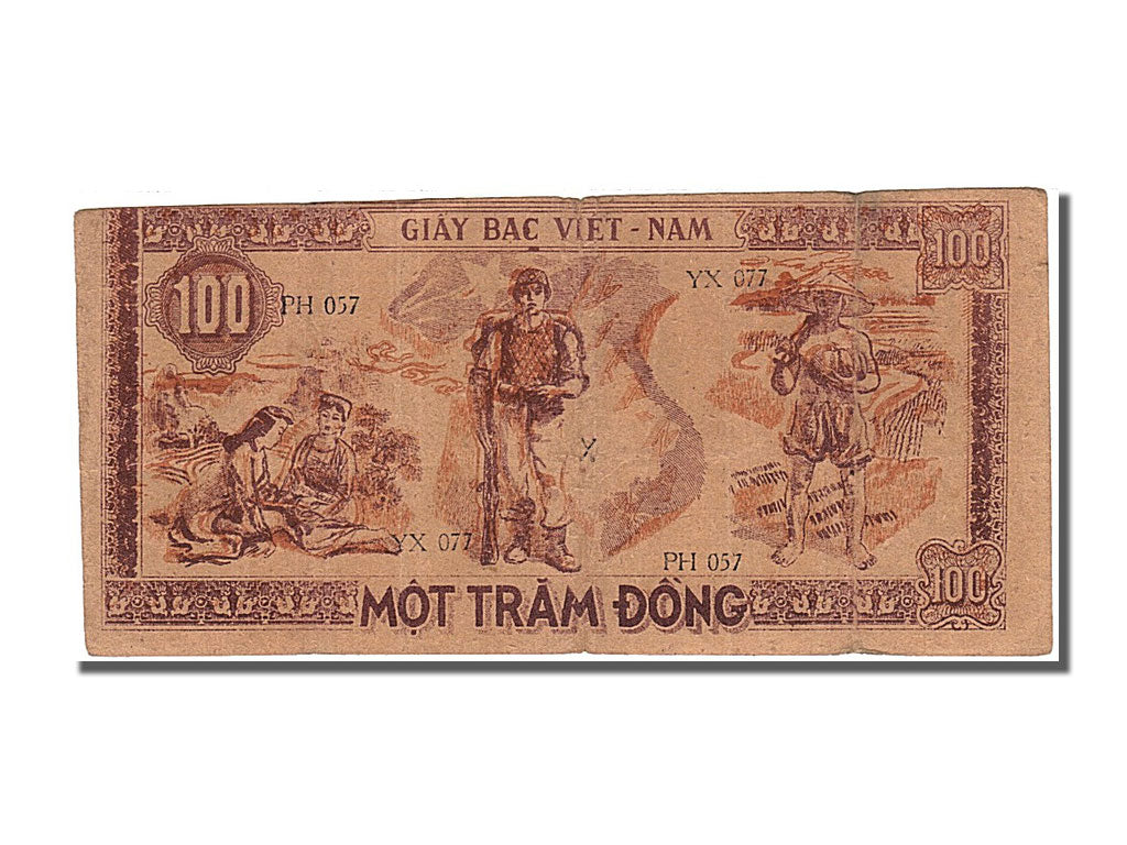 Geldschein, Viet Nam, 100 Dông, 1948, SS