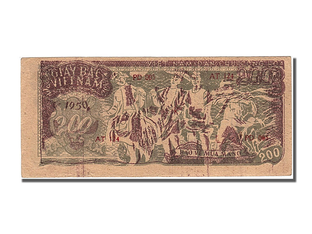 Banconote, Vietnam, 200 Dông, 1950, SPL